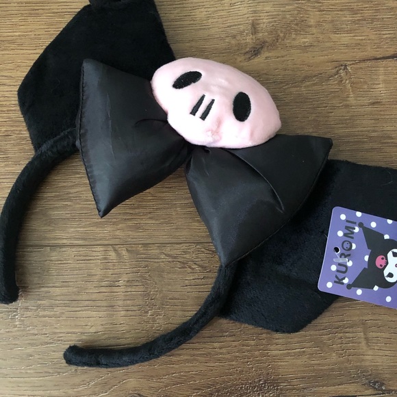 KUROMI (Sanrio)-NWT Soft black Headband - Picture 5 of 6